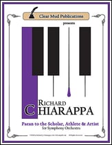 Paean to The Scholar, The Athlete , and The Artist for Orchestra and Chorus Orchestra sheet music cover
